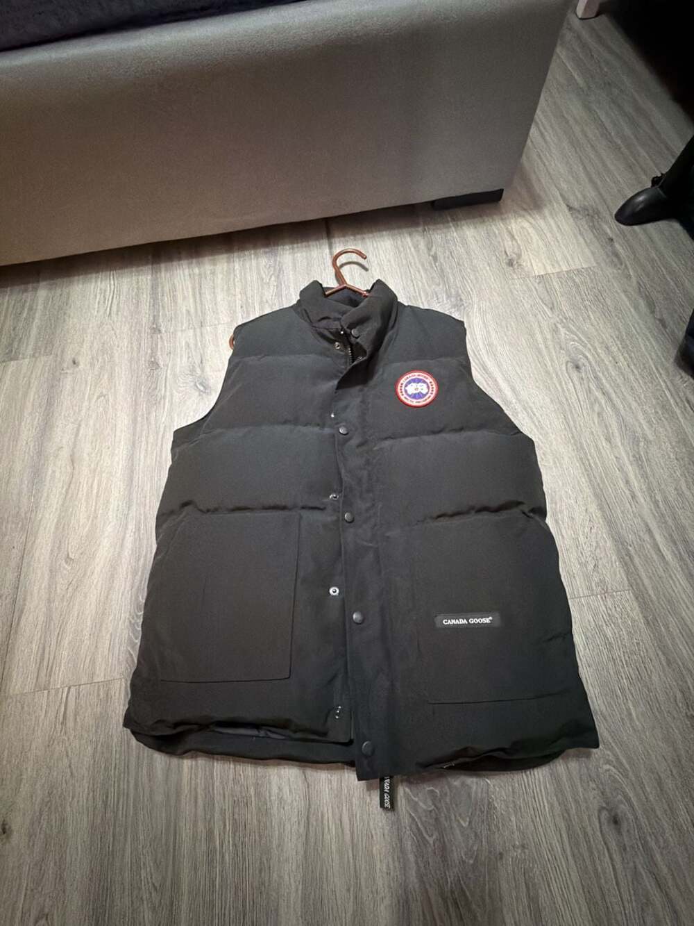 Canada Goose Black Freestyle Crew Vest